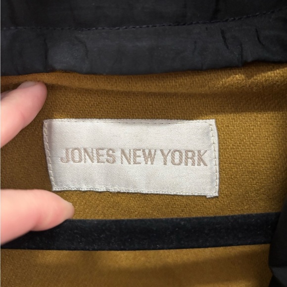 JONES NEW YORK Women's Black Trench Coat With Removable Inside Layer - Picture 7 of 12